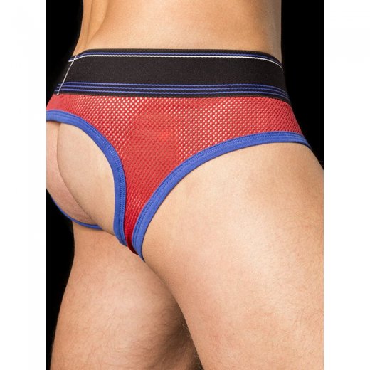Brief Bond Street - red-navy-black