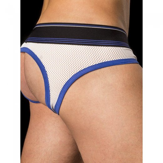 Brief Bond Street - white-navy-black