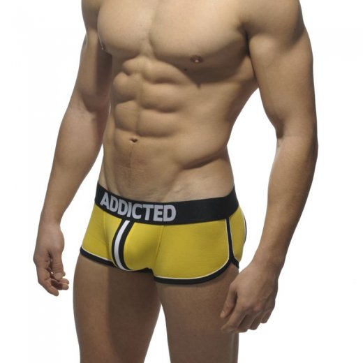 Double Piping Bottomless Boxer yellow
