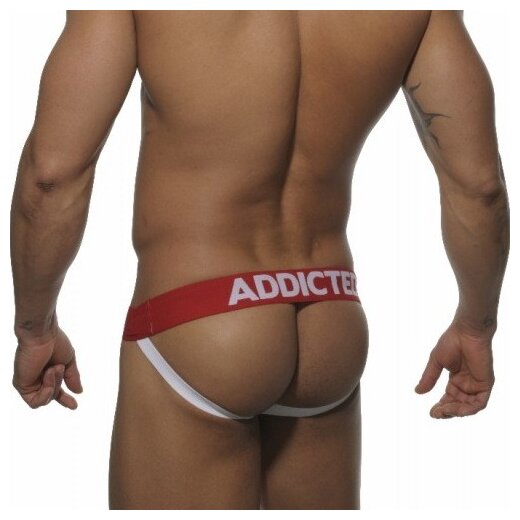 Push UP Jock - white/red