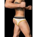 Brief Bond Street - white-yellow-black