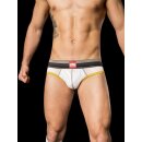 Brief Bond Street - white-yellow-black