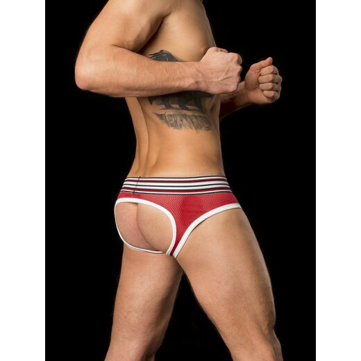 Brief Bond Street - red-white