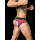 Brief Bond Street - red-navy-black