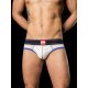 Brief Bond Street - white-navy-black