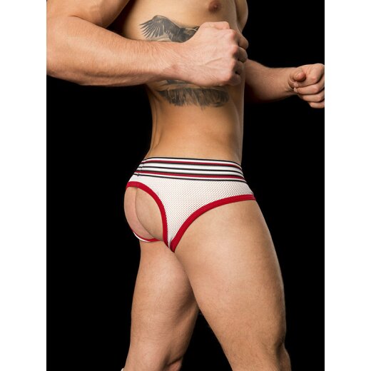 Brief Bond Street - white-red