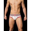 Brief Bond Street - white-red