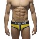 Double Piping Bottomless Brief yellow