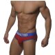 Empty Button Brief - red