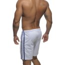 Air Mesh Knee Length Short - white