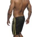 Air Mesh Knee Length Short - black