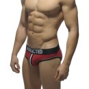 Double Piping Bottomless Brief red S