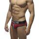 Double Piping Bottomless Brief red XL