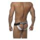 Elastic Mesh Jockstrap - red