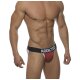 Elastic Mesh Jockstrap - red