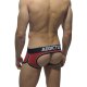Double Piping Bottomless Boxer red M
