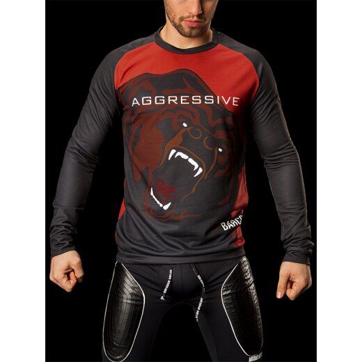Long Sleeve Aggressive black-red