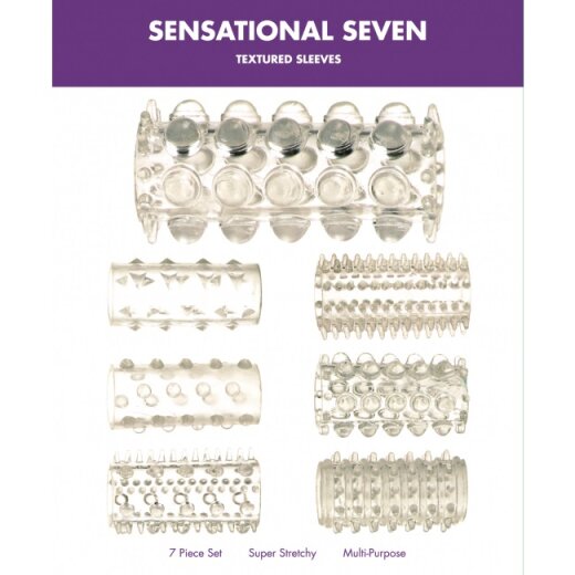 Sensual Seven Textured Sleeves