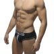 Double Piping Bottomless Brief black