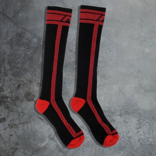 Fetish Long Socks - red