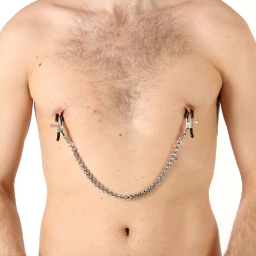 Adjustable Nippleclamps Chain with Rubbercoating