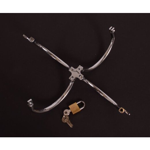 Cross Handcuffs with Key