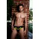 Army Fly Jock Brief Black/Yellow